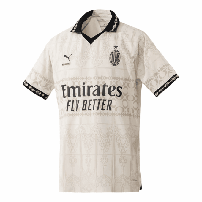 PUMA x Pleasures x AC Milan 23/24 Jersey “Beige Black”
