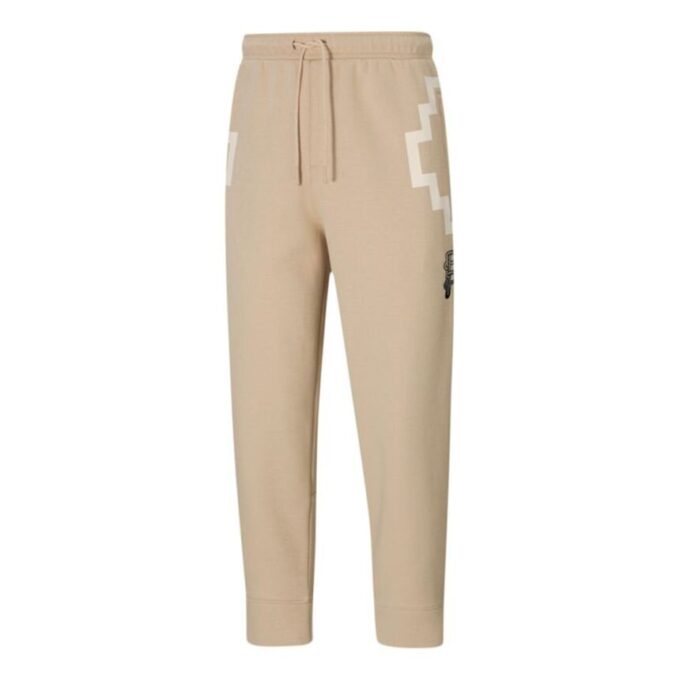 PUMA x PRONOUNCE Unisex 7/8 Pants Printing Lace Cropped Trousers Khaki
