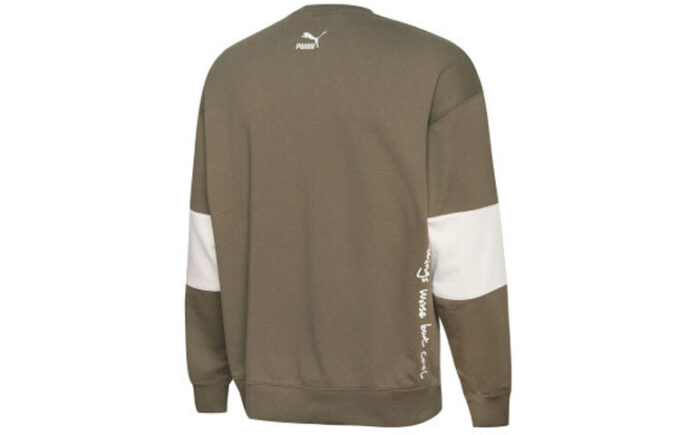 PUMA x Randomevent Crew Sweater “Olive Green White”
