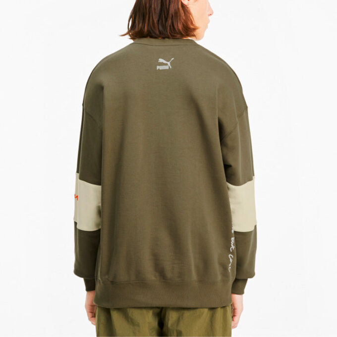 PUMA x Randomevent Crew Sweater “Olive Green White”