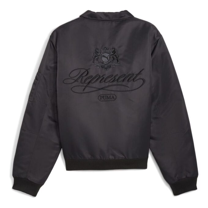 PUMA x REPRESENT Logo Bomber “Black”