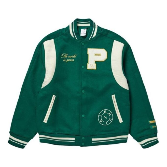 PUMA x RHUIGI Varsity Jacket “Green”