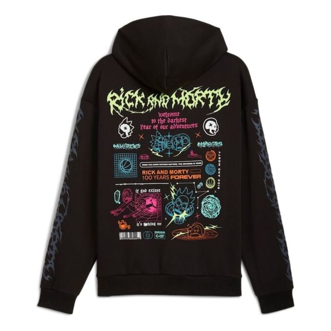 PUMA x RICK AND MORTY Hoodie “Black”