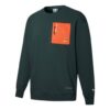 PUMA x Roaringwild Pocket Crew Neck Sweatshirt “Olive Green Orange”