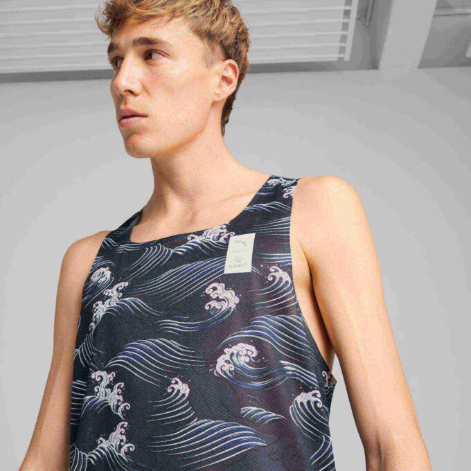PUMA x SAYSKY Men Graphic Singlet PUMA x SAYSKY Men Graphic Singlet