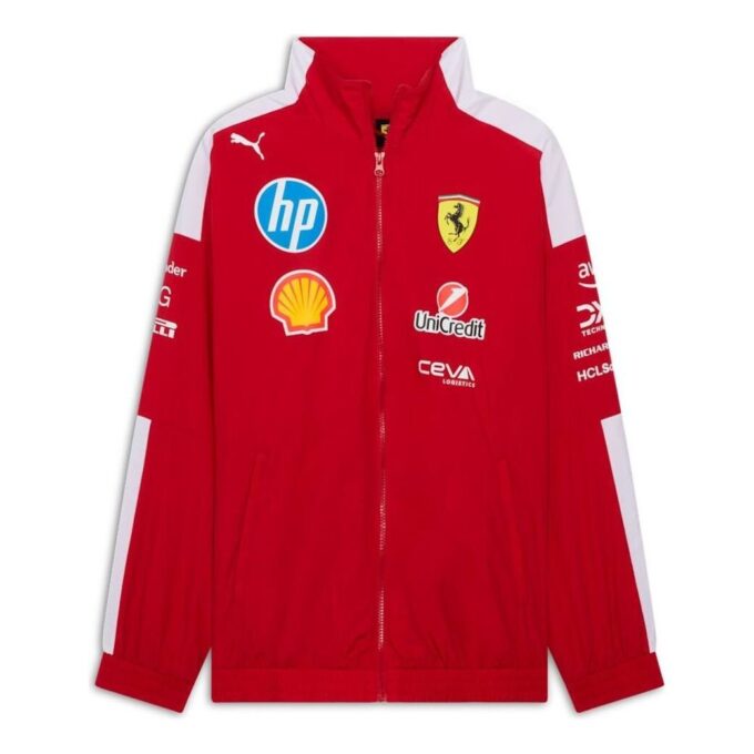 PUMA x Scuderia Ferrari 2025 Drivers T7 Oversized Jacket “Dark Cherry”