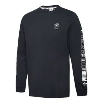 PUMA x SEGA Long Sleeve Tee “Black White Grey”