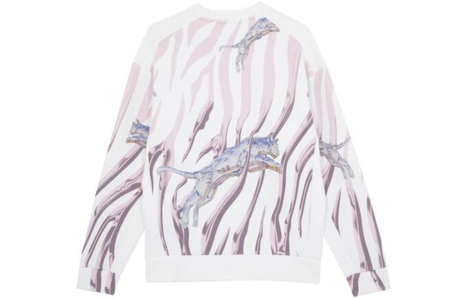 PUMA x SORAYAMA Sweatshirt “White Pink Sliver”