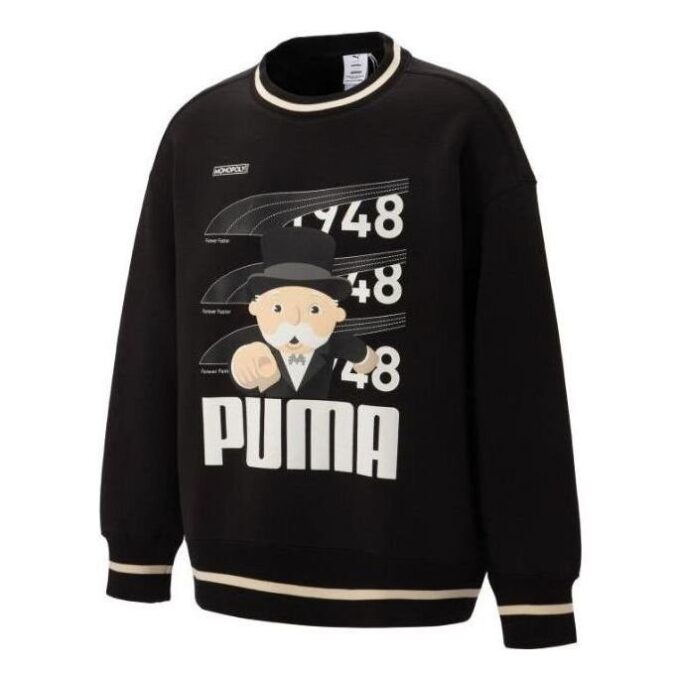 PUMA x Staffonly X Monopoly Logo Sweatshirt “Black”