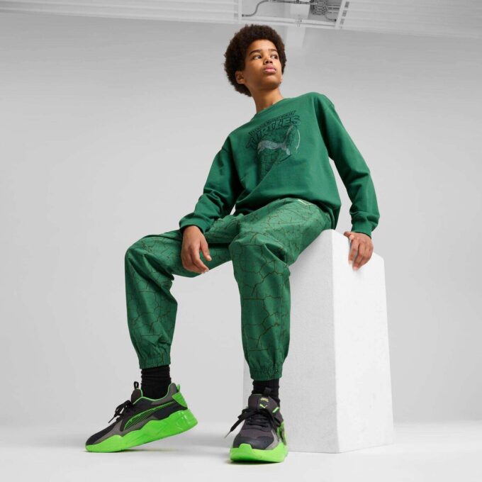 PUMA x TMNT Big Kids’ Relaxed Woven Cargo Pants PUMA x TMNT Big Kids’ Relaxed Woven Cargo Pants