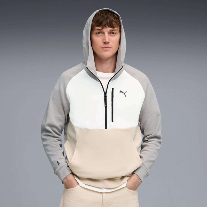 PUMATECH Men Half-Zip Hoodie