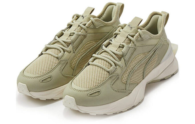 Pwrframe Op-1 Lth Athleisure Casual Sports Shoe Unisex Green