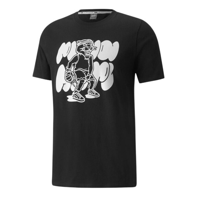 Qualifier Basketball Short Sleeve T-Shirt “Black White”