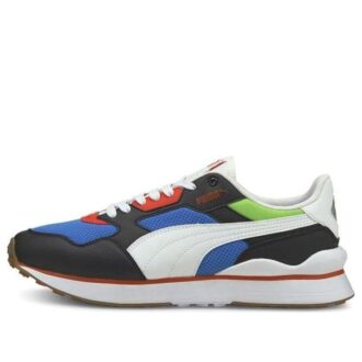 R78 Futr Low-Top Running Shoes Black/White/Blue