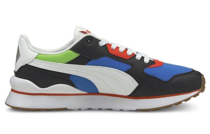 R78 Futr Low-Top Running Shoes Black/White/Blue