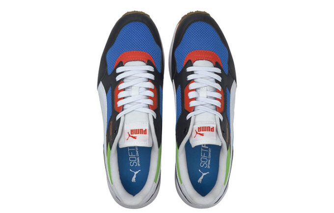 R78 Futr Low-Top Running Shoes Black/White/Blue