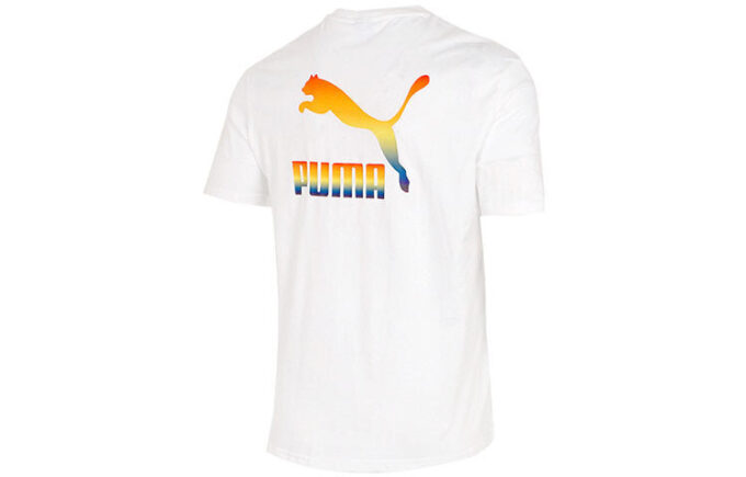 Rainbow Logo Tee “White”