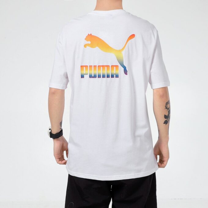 Rainbow Logo Tee “White”