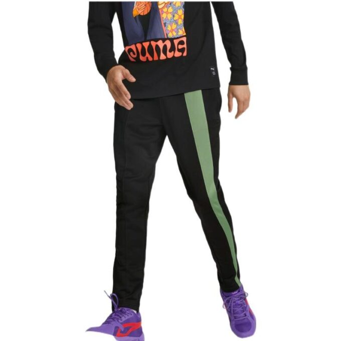 Ralph Sampson Basketball Pants “Black Green”