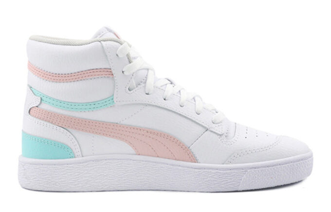 Ralph Sampson Mid K Mid-top Sneakers White/Pink/Blue