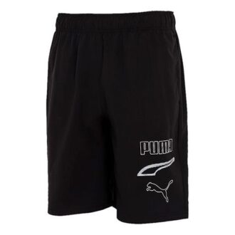 Rebal Woven Shorts “Black”
