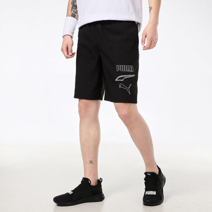 Rebal Woven Shorts “Black”