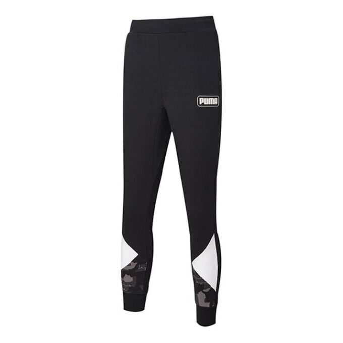 Rebel Camo AOP Sweatpants “Black”