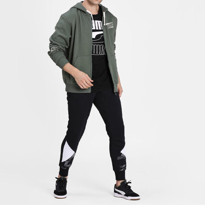 Rebel Camo AOP Sweatpants “Black”