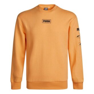 Rebel Crew Long Sleeve Sweater “Orange Black”