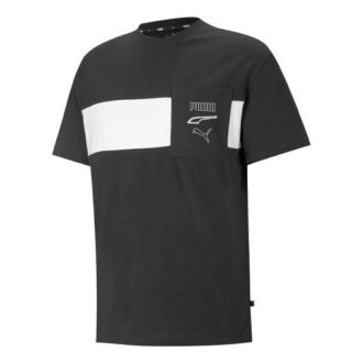 Rebel Mens Crew Neck Short Sleeve T-Shirt “Black”