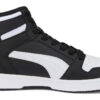 Rebound Layup High Top Sneakers “Black White”