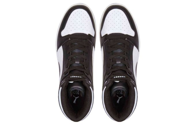 Rebound Layup High Top Sneakers “Black White”