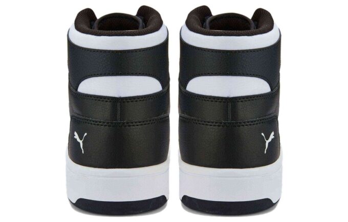 Rebound Layup High Top Sneakers “Black White”