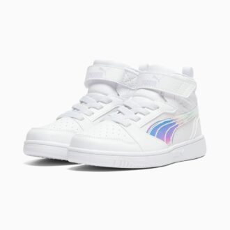 Rebound V6 Shine Little Kids’ Mid-Top Easy On Sneakers