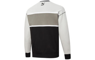 Regular Fit Retro Sweatshirt “Black White Grey”