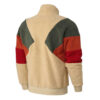 Retro Block Sherpa Jacket “Brown Red Green”
