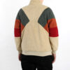 Retro Block Sherpa Jacket “Brown Red Green”
