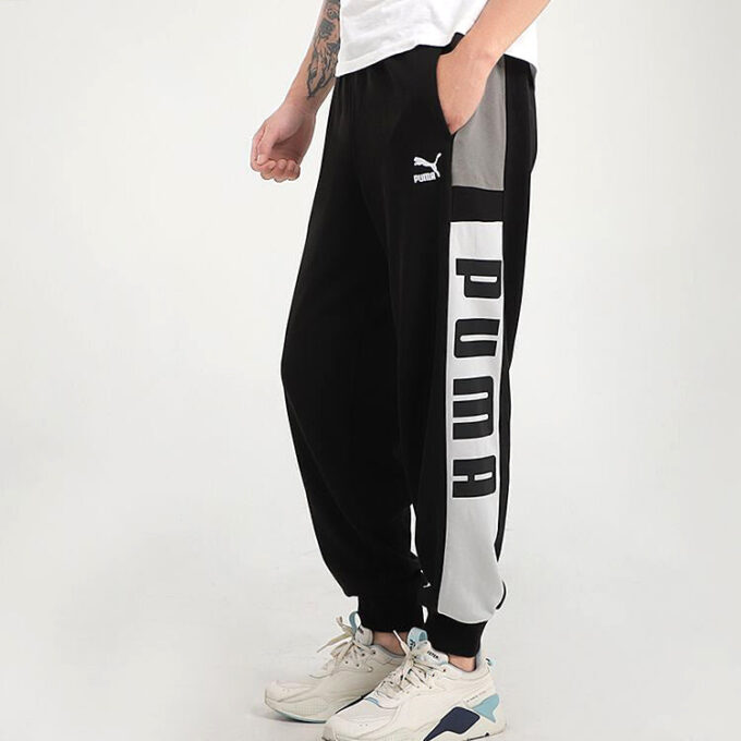 Retro Block Sweatpant “Black White Grey”