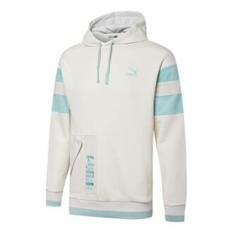 Retro Embroidered Logo Sports Creamy White