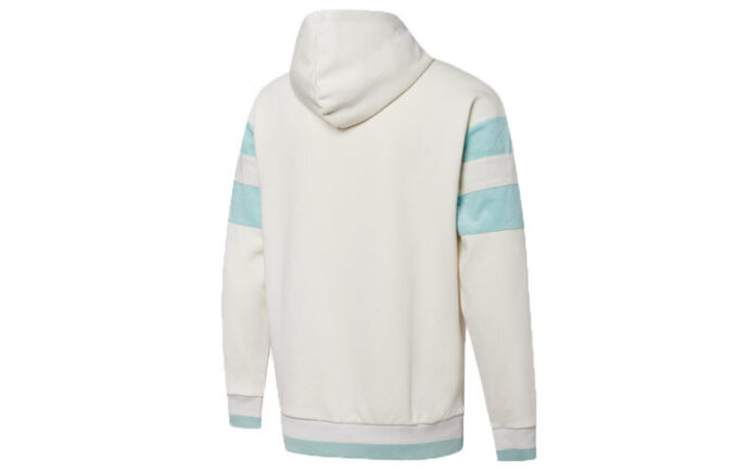 Retro Embroidered Logo Sports Creamy White