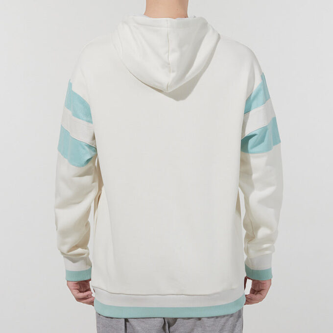 Retro Embroidered Logo Sports Creamy White