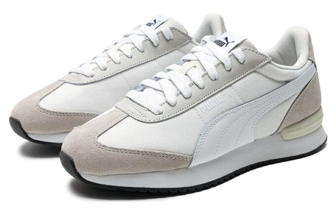 Rider Shoes “White Beige”