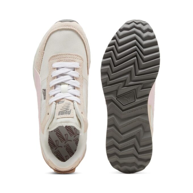 Road Rider Suede “White Whisp Pink”