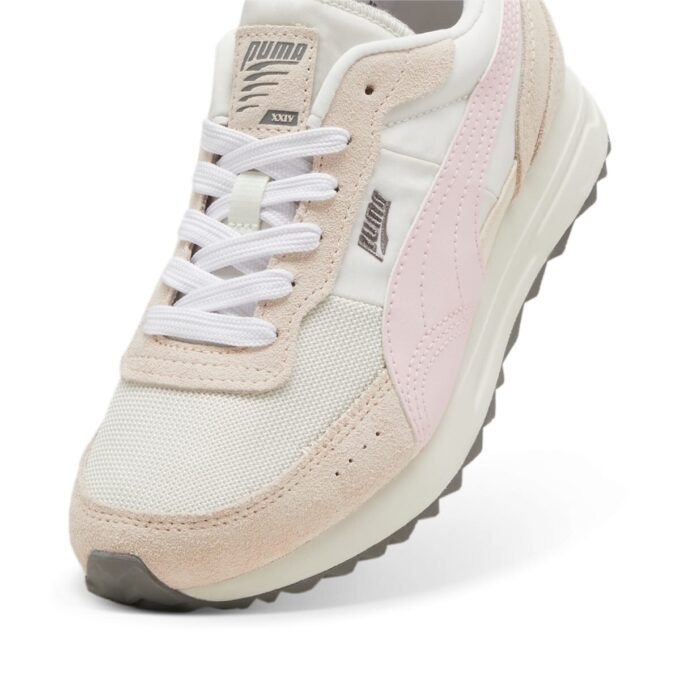 Road Rider Suede “White Whisp Pink”