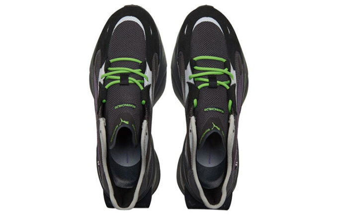 ROARINGWILD x PUMA Unisex Pwrframe Op-1 Sports Shoes Black “Blue”