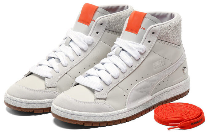 ROARINGWILD x Ralph Sampson 70 Mid “Gray White Orange”
