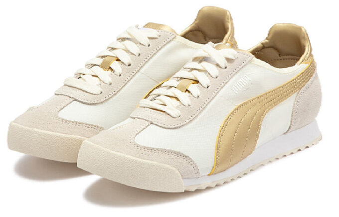 Roma OG Nylon “Metallic – Whisper White Team Gold”