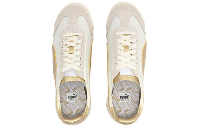 Roma OG Nylon “Metallic – Whisper White Team Gold”
