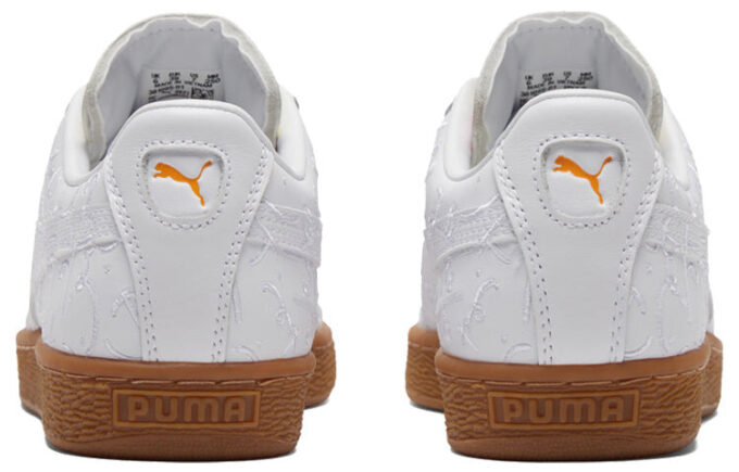 Romero Britto x Basket “Embroidered – White Gum”