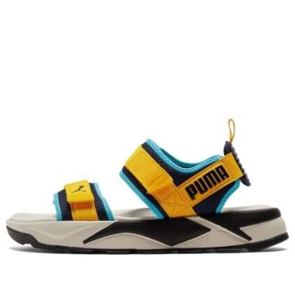 RS-Sandal “Peacoat Spectra Yellow”